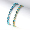 Wholesale Women's Colorful Zircon Bracelet With Electroplating And Niche Design