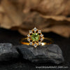 Wholesale Women's Cool Style Geometric S925 Sterling Silver 18K Gold Plated Gem Set Earrings