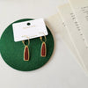 Wholesale Women's Copper Alloy Electroplated Geometric Retro Oil Drop Earrings