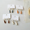 Wholesale Women's Copper Alloy Electroplated Geometric Retro Oil Drop Earrings