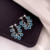 Wholesale Women's Copper Alloy Geometric Zircon Stud Earrings With Sweet Style