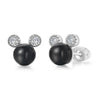 Wholesale Women's Copper Alloy Inlaid Mickey Head Pearl Earrings
