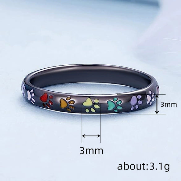 Wholesale Women's Copper Animal Print Ring With Electroplating