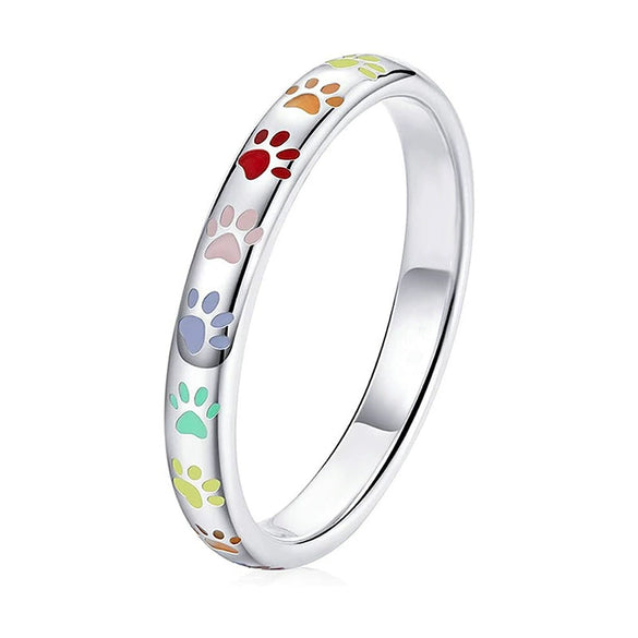 Wholesale Women's Copper Animal Print Ring With Electroplating