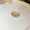 Wholesale Women's Copper Animal Zodiac Snakeshaped Open Ring With Electroplating Design
