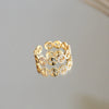 Wholesale Women's Copper Animal Zodiac Snakeshaped Open Ring With Electroplating Design