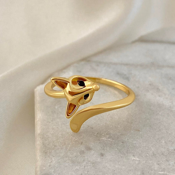 Wholesale Women's Copper Animals Zodiac Electroplated Opening Adjustable Ring