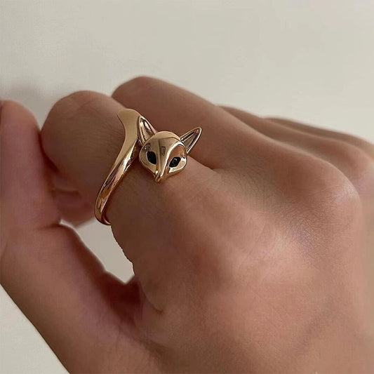 Wholesale Women's Copper Animals Zodiac Electroplated Opening Adjustable Ring