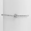 Wholesale Women's Copper Beaded Stringline Bracelet With Microinlaid Letters Numbers Text And Electroplating Treatment