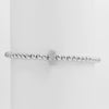 Wholesale Women's Copper Beaded Stringline Bracelet With Microinlaid Letters Numbers Text And Electroplating Treatment