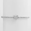 Wholesale Women's Copper Beaded Stringline Bracelet With Microinlaid Letters Numbers Text And Electroplating Treatment
