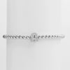 Wholesale Women's Copper Beaded Stringline Bracelet With Microinlaid Letters Numbers Text And Electroplating Treatment