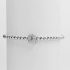 Wholesale Women's Copper Beaded Stringline Bracelet With Microinlaid Letters Numbers Text And Electroplating Treatment