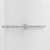 Wholesale Women's Copper Beaded Stringline Bracelet With Microinlaid Letters Numbers Text And Electroplating Treatment