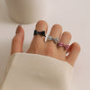 Wholesale Women's Copper Bow Open Ring With Electroplating