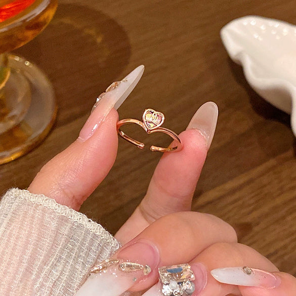 Wholesale Women's Copper Butterfly And Bow Open Ring With Electroplating Processing