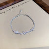 Wholesale Women's Copper Butterfly Animal Zodiac Zirconia Inlayed Bracelet With Light Luxury Niche Cold Wind Personality Joker Temperament