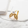 Wholesale Women's Copper Butterfly Cartilage Ear Clip With Microinlaid Zircon And Geometric Pattern Electroplated