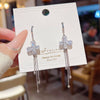 Wholesale Women's Copper Butterfly Zirconia Earrings Little Fresh Animal Style