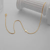 Wholesale Women's Copper Cross Necklace With Geometric Design And 14K Goldplated Electroplating