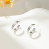 Wholesale Women's Copper Cshaped Geometric Earrings Electroplated Light Luxury Fashion Style