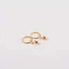 Wholesale Women's Copper Diamond Treatment Star Earrings With Five Pointed Star Design