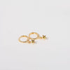 Wholesale Women's Copper Diamond Treatment Star Earrings With Five Pointed Star Design