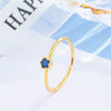 Wholesale Women's Copper Diamondencrusted Zircon Finger Ring Geometric Ins Style Electroplated