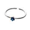 Wholesale Women's Copper Diamondencrusted Zircon Finger Ring Geometric Ins Style Electroplated