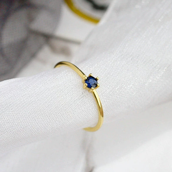 Wholesale Women's Copper Diamondencrusted Zircon Finger Ring Geometric Ins Style Electroplated