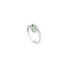Wholesale Women's Copper Doubleheaded Snake Ring With Electroplating Light Luxury Niche Design Animal Zodiac Pattern