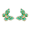 Wholesale Women's Copper Earrings With Bow Pattern And Zircon Treatment In Simple And Animal Style