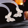 Wholesale Women's Copper Earrings With Bow Pattern And Zircon Treatment In Simple And Animal Style