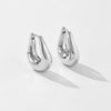 Wholesale Women's Copper Earrings With Geometric Design And Platinum Or 18K Gold Electroplating