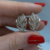 Wholesale Women's Copper Earrings With Geometric Pattern And Zirconia Design In Fashion Ol Style