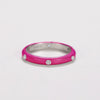 Wholesale Women's Copper Enamel Geometric Light Luxury Ring