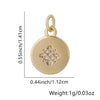 Wholesale Women's Copper Fashion Geometric Star Snowflake Pendant Necklace With Electroplating