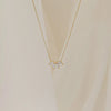 Wholesale Women's Copper Fishtail Flower Zircon Clavicle Chain With Horse Eye Pendant And Electroplating Mixed Gem Inlay