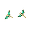 Wholesale Women's Copper Flower Animal Zodiac Electroplated Earrings