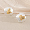 Wholesale Women's Copper Flower Pearl Inlaid Earrings With Constellation Doll Crown Heart Fruit And More Patterns In Small And Fresh Style