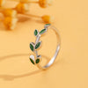 Wholesale Women's Copper Flower Ring With Electroplating Treatment
