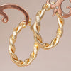 Wholesale Women's Copper Geometric And Heart Shape Jewelry Set Electroplated Earrings