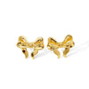 Wholesale Women's Copper Geometric Butterfly Earrings With Electroplating And Small Fragrant Style