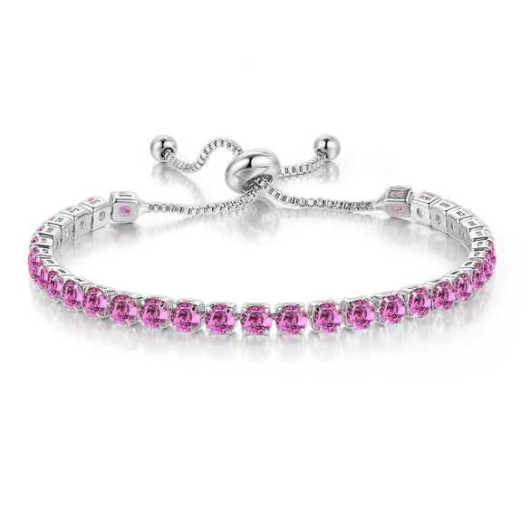 Wholesale Women's Copper Geometric Cartoon Style Electroplated Zircon Crystal Bracelet