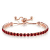 Wholesale Women's Copper Geometric Cartoon Style Electroplated Zircon Crystal Bracelet