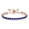 Wholesale Women's Copper Geometric Cartoon Style Electroplated Zircon Crystal Bracelet