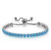 Wholesale Women's Copper Geometric Cartoon Style Electroplated Zircon Crystal Bracelet