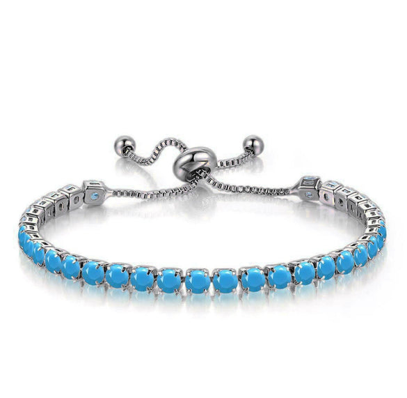 Wholesale Women's Copper Geometric Cartoon Style Electroplated Zircon Crystal Bracelet