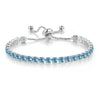 Wholesale Women's Copper Geometric Cartoon Style Electroplated Zircon Crystal Bracelet