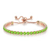 Wholesale Women's Copper Geometric Cartoon Style Electroplated Zircon Crystal Bracelet